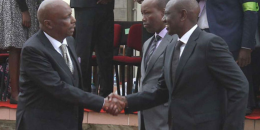 Gideon Moi and President William Ruto during a past event.